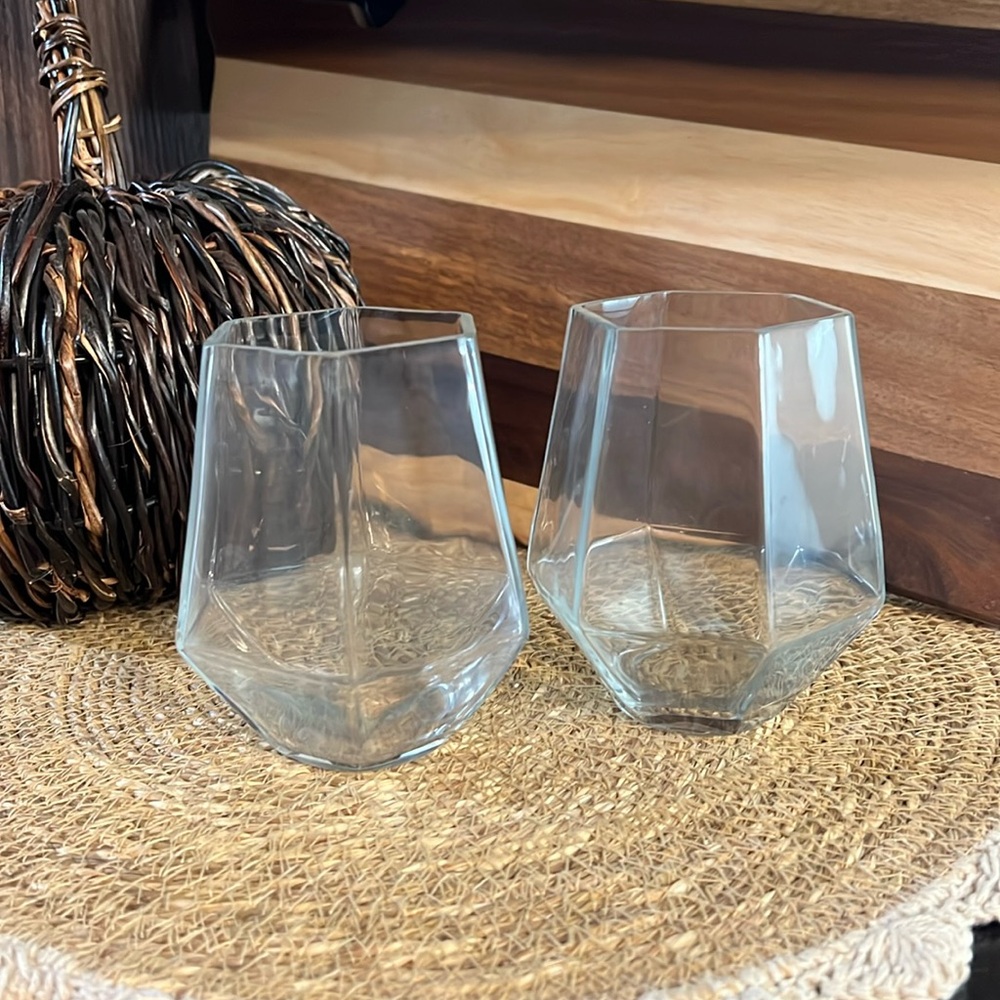 Uncommon James Geometric Wine Glasses (Set of 2)